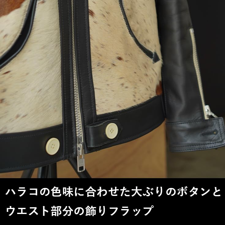 Genuine Leather Grizzly Jacket Leather Jacket Grizzly Jacket 3L Size Black VALLET05VG [Liugoo Leathers] Men's