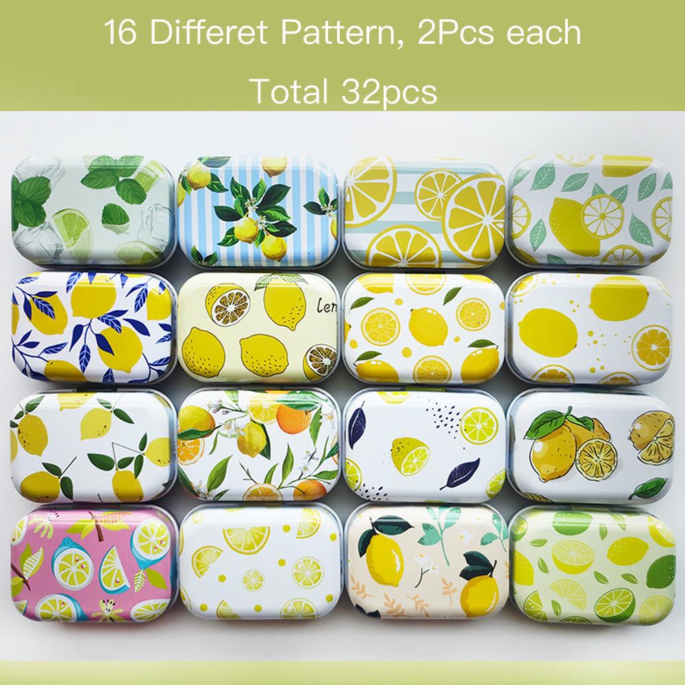 Mini Flower Tin Trinket Jewelry Organizer Storage Box Decorative Boxes Small Metal Tins with Hinged Lids Portable Box Containers