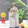 Resin Nativity Statue Holy Family Jesus Our Lady of Mary Figurine Catholic Birth of Christ Manger Group Home Desktop Decoration