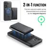 For Samsung Galaxy S24+ Case Compatible with MagSafe PC+TPU+PU Phone Cover