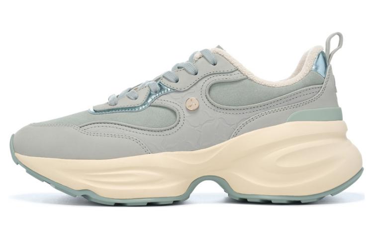 LI NING 1990 Cloud Nichang Cushioning Rebound Low top Running Shoes Women s Light Green ALJT064-2 36