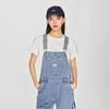 Lee Mid-Fit Wide-Leg High-Waisted Overalls Women Overalls LWB007752203487A07935