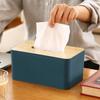 Desktop Tissue Box Paper Storage Box Household Living Room Dining Room Coffee Table Simple Multi-functional Paper Box Creative