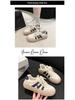 Women's 2025 Retro White Thick-Soled Sneakers: Stylish Height-Increasing Casual Sport Shoes for Summer & Autumn