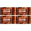 Leopard Print Square Back of The Head Hair Clip Simple and Versatile Fashion Shark Clip Hair Accessories