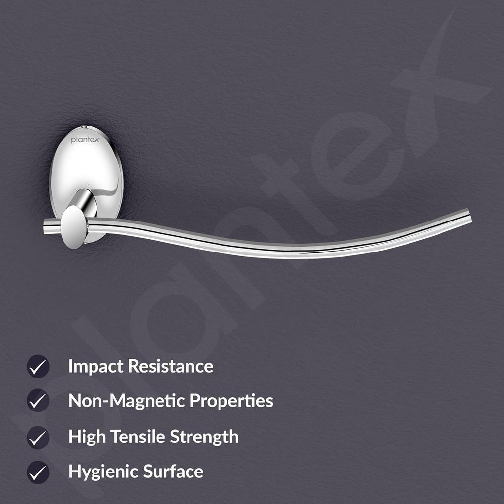 Grade Stainless Steel Hand Towel Hanger/Napkin Holder for Wash Basin/Towel/Napkin Ring/Bathroom Accessories - Oreva (Chrome)