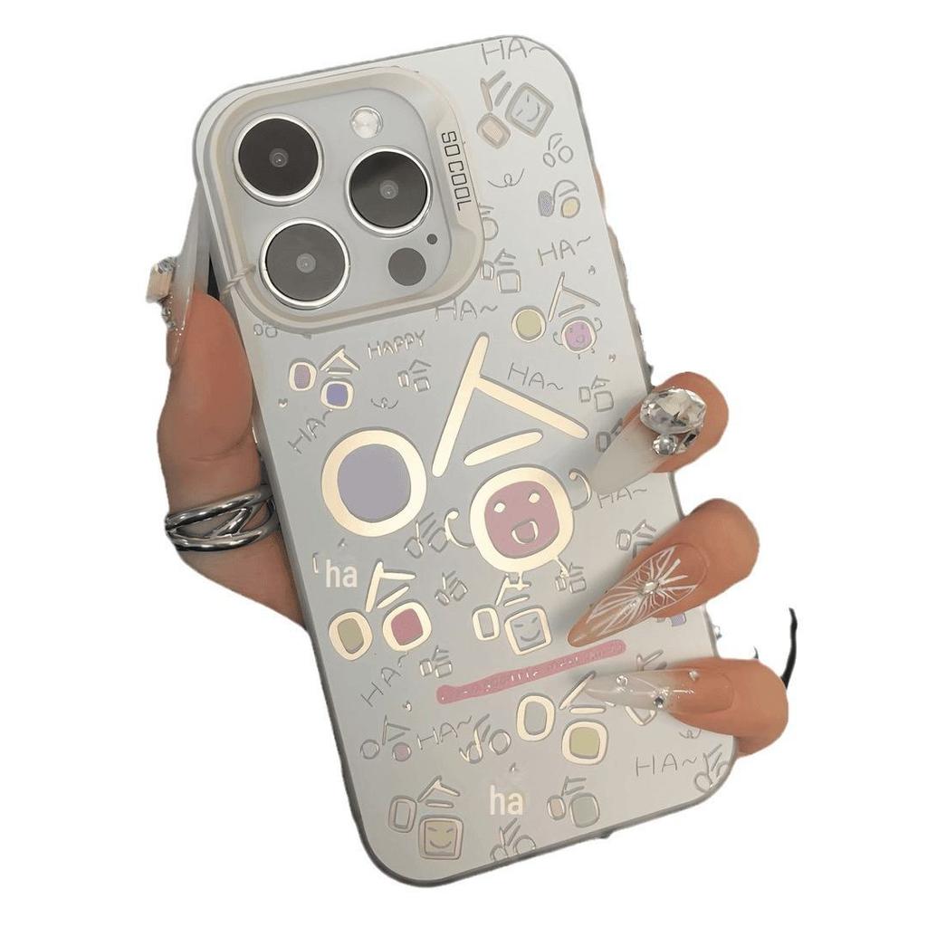 Text Haha - Ideal for Apple 15/14/13/12/11/PRO/PROMAX/XSMAX/XR/XS/X.