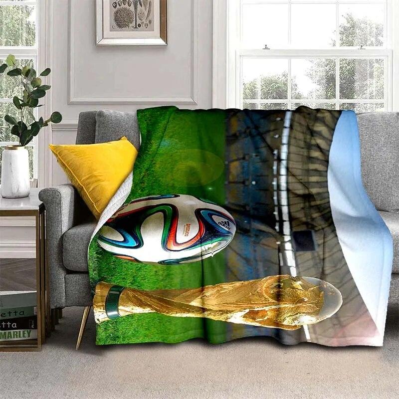 3D Print Football  Blanket For All Season,Warm and Soft Blanket  For Couch Sofa Office Home Travel Camping Birthday Gift