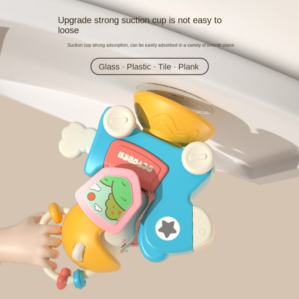 Fixed Carousel Suction Cup Toy Educational High Chair Carousel Toy Puzzle   Preschool