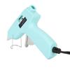 Hot Glue Tool 20W Fast Preheating DIY Mini Hot Melt Glue Machine with 30 Glue Sticks for Home School 110‑240V Blue US