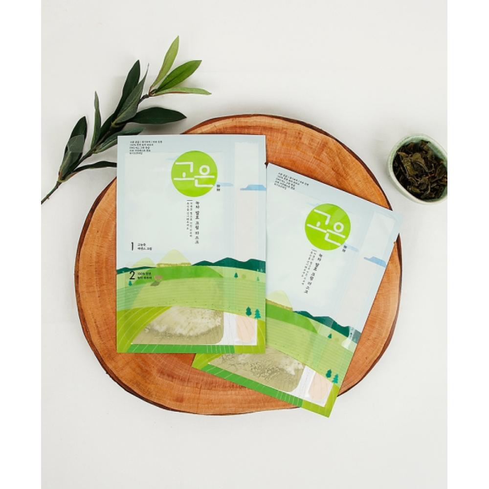 Daycellcosmetics Fermented Green Tea Cream Wash Off Moisture Mask Pack  4 Sheets