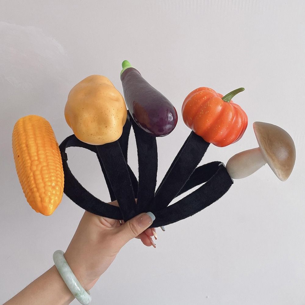 Banana Simulated Food Hair Hoop Tomato Vegetable Hair Bands Funny Fruits Headband Female/Girls