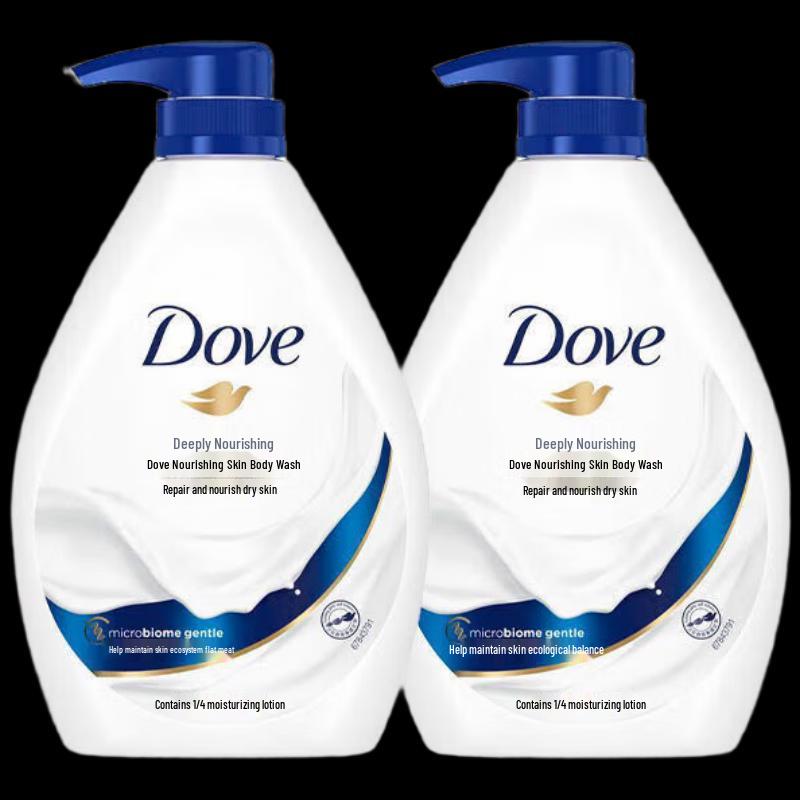 Dove Deeply Nourishing Body Wash Twin Pack