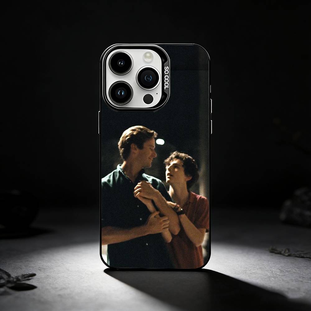 C-Call Me By Your Name Film Phone Case For iPhone 17,16,15,14,13,12,11 Plus,Pro Max,XS,Colored silver phone case