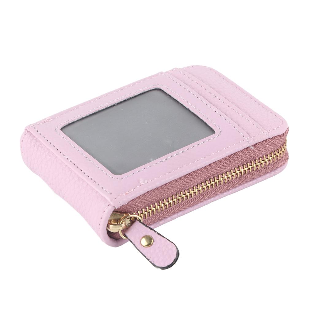 Kreditkartenetui mit Reißverschluss Modisches Mini-Tragbares Antimagnetisches ID-Kartenhalter-Portemonnaie