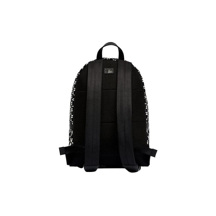 MLB Monogram Polyamide Backpack Unisex Black 3ABKL021N