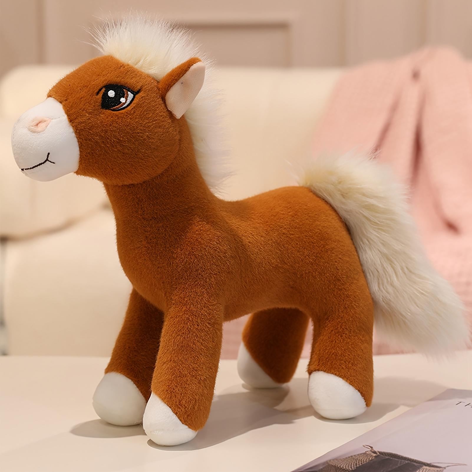 

Horse Stuffed Animal Horse Plush Plaything For Young Boys Girls Stuffy Pony For Kid Stuffed Pony Plush Pillow For Baby Shower Birthday Gifts