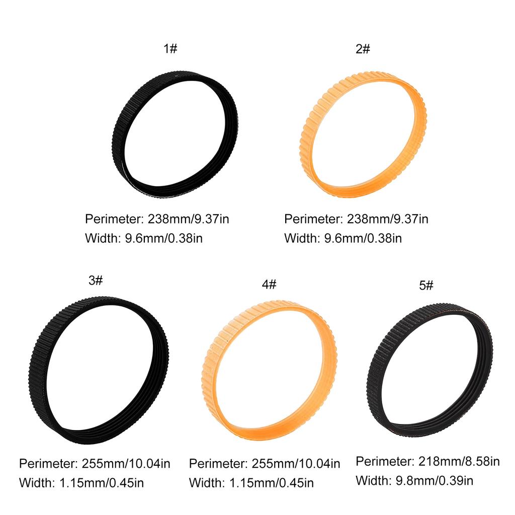 2 ks Hnací řemen pro hoblík Makita 1900B KP0810 pro náhradní díly elektrického nářadí Snadná instalace
