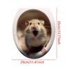 Toilet Seat 3D Decals Animal Decals Toilet Seat Cover Stickers Room Ornaments 3D Stickers For Kitchen Living Room Bedroom Nurser