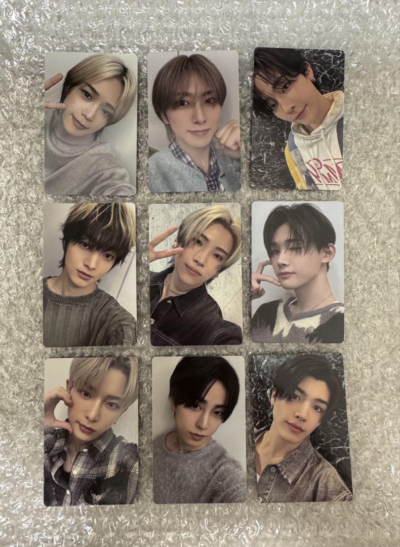 

[USED] &TEAM 9-piece set Moon Wolf Musicart Korean pensa autograph session