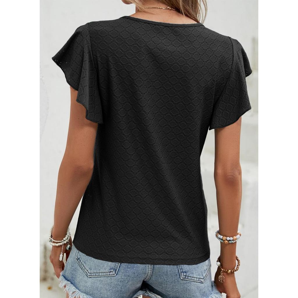 Dámské ležérní volné košile Módní topy Trička Tričko