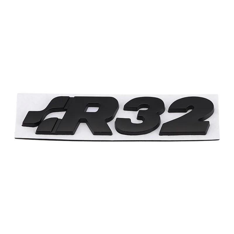 2026 Hot Sticker Car sticker Front Hood Grill SR 32 Emblem Auto Grille Badge for Volkswagen R Racing VW Sagitar Passat Golf Tigu