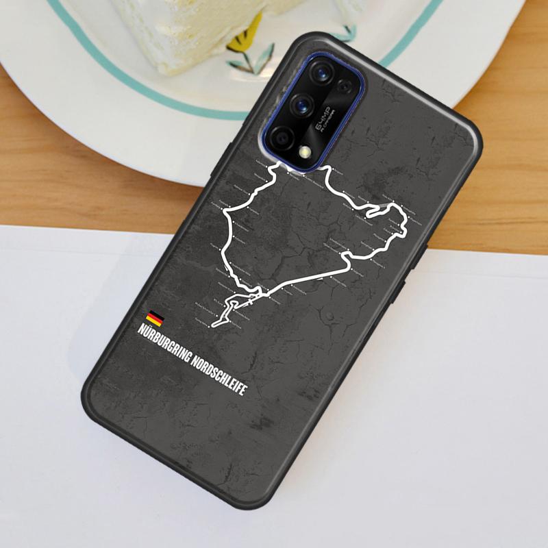 Circuito da Corsa Formula 1 F1 Per OnePlus 11 10 Pro 10T Nord 3 2T CE 2 Lite Realme C55 C35 C33 C31 C30 C21Y GT Neo 5 Custodia