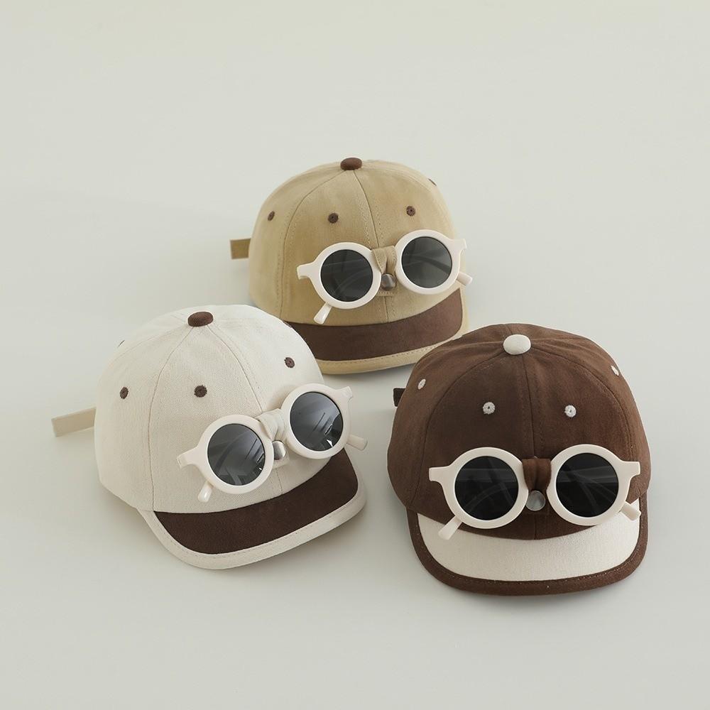Adjustable Baby Hat Detachable Baseball Cap New Sun Hat Unisex