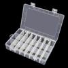 24 Multi-e Clear Plastic Divided Sewing Storage Box Rhinestone Nail Art