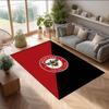 Brentford Football Print Crystal Velvet Rug, Comfortable Water Absorbent Non Slip Indoor Floor Carpet