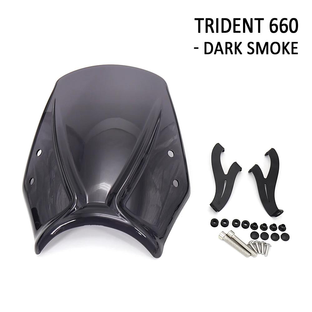 For Trident 660 Trident 660 2021 2022 New Motorcycle Accessories Windshield Wind Deflector Windscreen Fairing Baffle Cover
