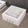 Solid Wood Gift Box with Transparent Acrylic Dividers - Nine-Grid Storage Box