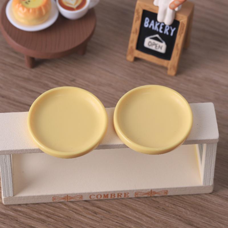 

Миниатюрная тарелка, самодельные украшения для кукольного домика в виде еды, магнит на холодильник в виде подноса, аксессуары для украшений из смолы ручной работы