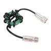 Choke in Modo Comune HF Balun da 1,8 a 30MHz Choke per Onde Corte Anello Magnetico 1:1 Balun di corrente con connettore M