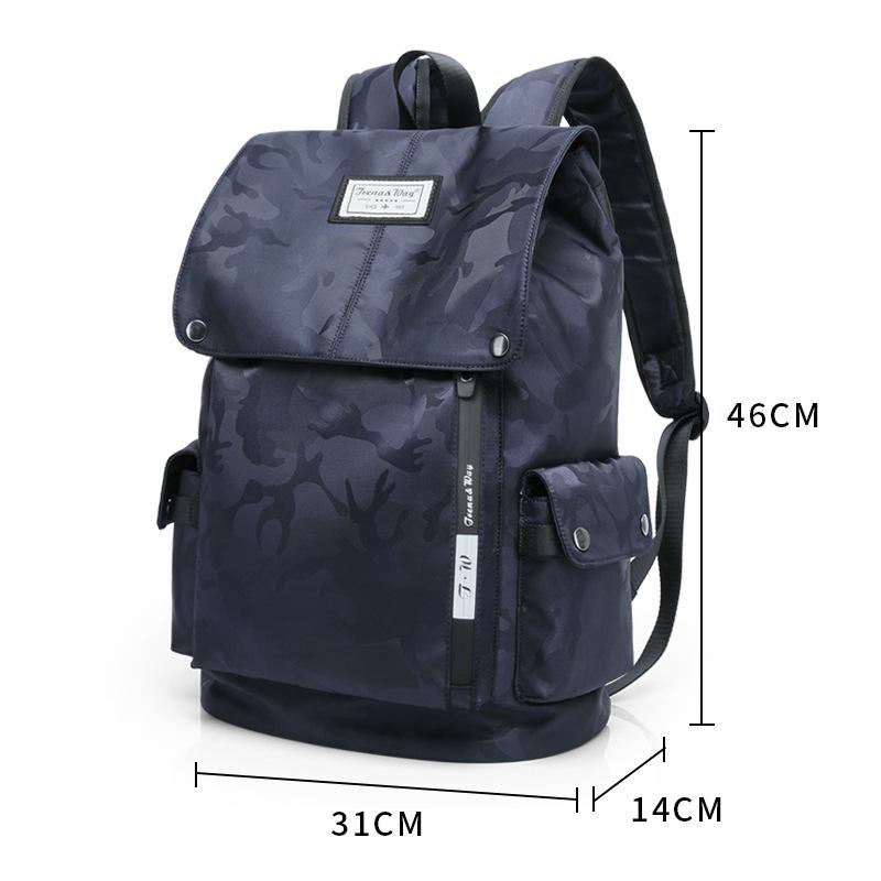Men S Large-Capacity Backpack, Multi-Functional Computer Backpack, Fashionable And Lightweight Boys  Schoolbag