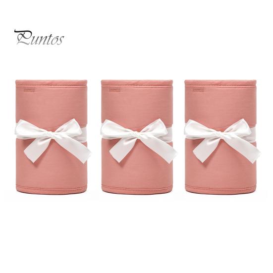 Baby Crib Bumper Pads 3 Pcs Bumper, Soft Cotton Breathable Sleep Barrier Child Safety Strip for Toddlers, Liner Edge Protector with Adjustable