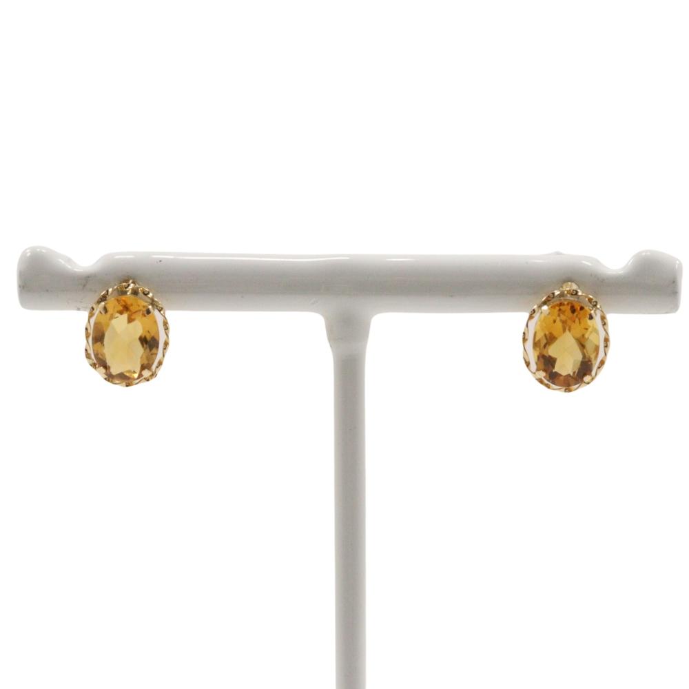 

Piercing K18 yellow gold/Citrin 1.1g Women Used