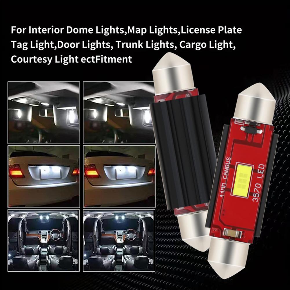 Car LED Bulb Canbus Festoon Led Car Interior Light Dome Reading License Plate Lamp 3570 31mm 36mm 39mm 41mm