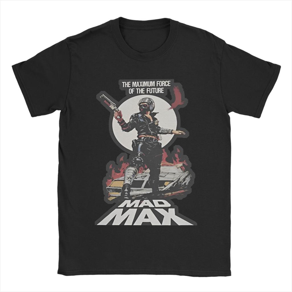 Vintage Mad Max Rockatansky George Miller Vintage T Shirt Men's 100%Cotton Short Sleeve Round Neck Summer Top Tee