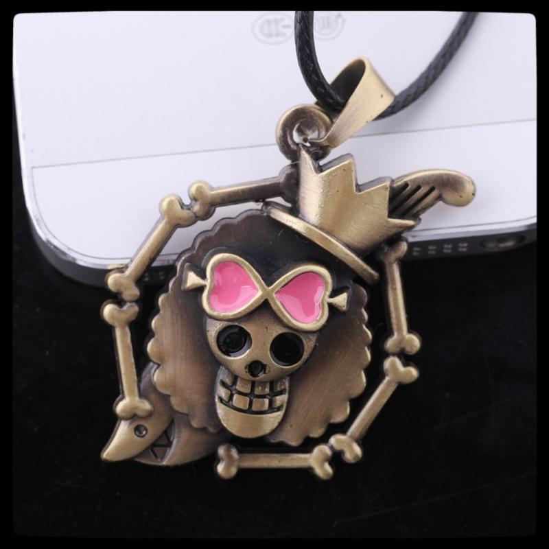 Japanese One Piece Anime Characters Peripheral European and American Jewelry Pendant Men's Necklace Birthday Gift Halloween