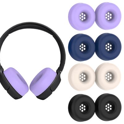מגני כיסויי סיליקון לאוזניות Tune 520BT, עמידים בפני זיעה, ניתנים לשטיפה, מגנים מפני אבק, כריות אוזניים מגינות