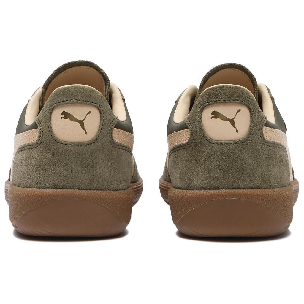 Puma Palermo Series Billys Comfortable Versatile Durable Low-Top Sneakers Unisex Sneakers Brown Green 399993-01