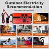 Car Inverter LCD Display DC 12V To AC 110V Converter With 4 USB Ports Power Inverters For Vehicles For Outdoor Vacation Business