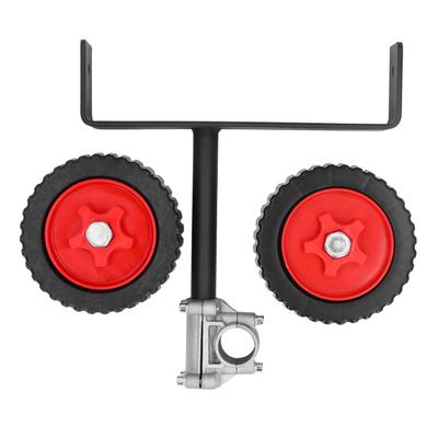 Mower Support Wheel Adjustable Height Auxiliary Wheels for 28mm Tube Grass Cutter Gas String Trimmer