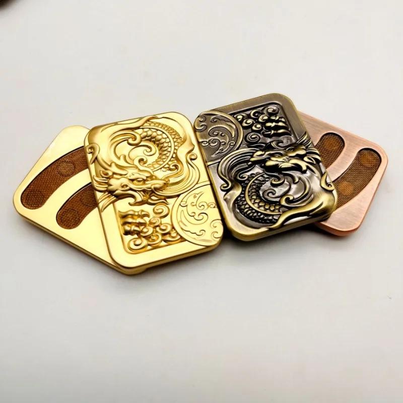 Magnetic Push Coin EDC Mechanical Slider Pushing Plate Metal Relieve Stress Relief Toy Antistresse Mini Fidget Relieving Anxiety