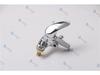 Dual-Use Copper Faucet with Dual Handles and Shower Head for Hot and Cold Basin