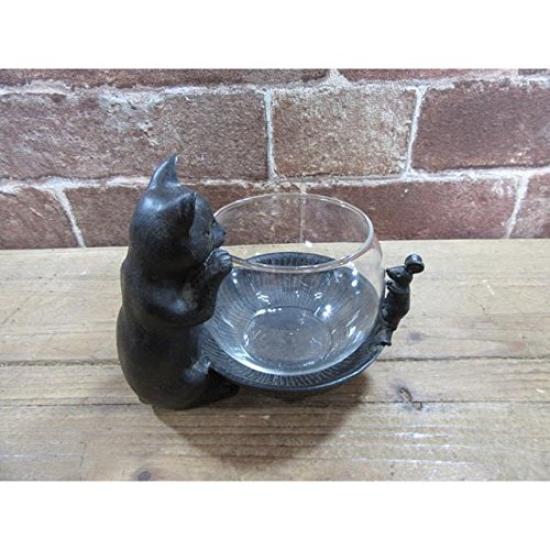 Toyosekiso Animal Ornament Glass Pot Cat 11082