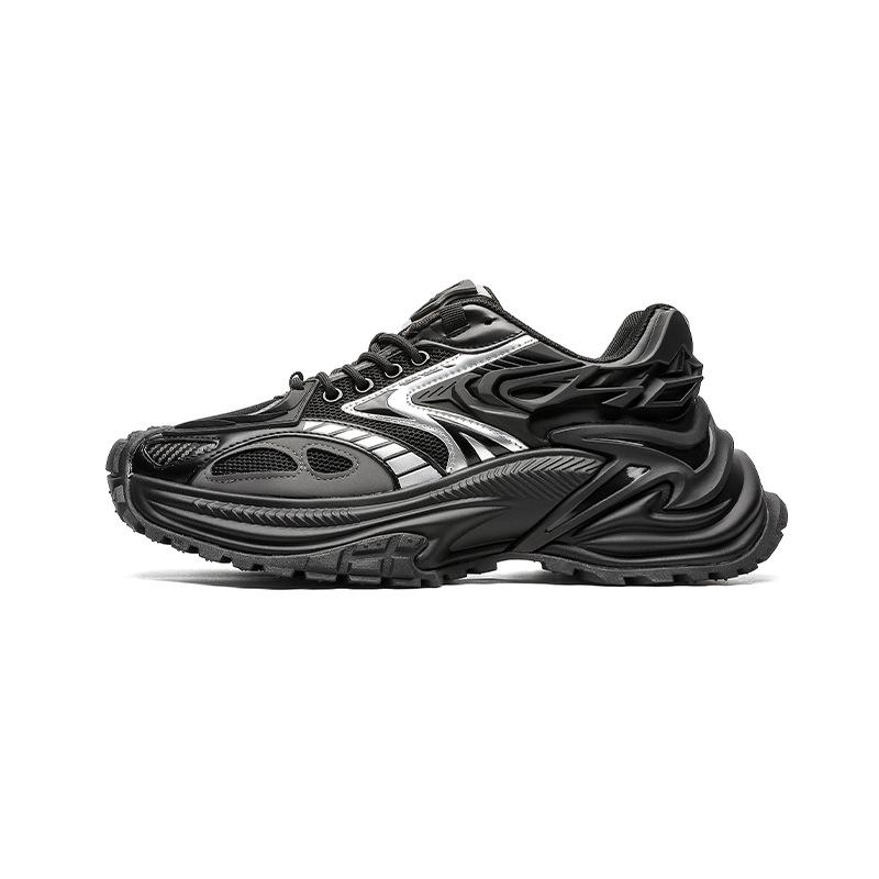 Klapperschlange Silber Dad Shoes: 2025 Trendige, Vielseitige, Höhensteigernde, Dicksohlige Herren Outdoor Freizeit Laufschuhe