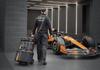 DEWALT TSTAK Tower McLaren Collaboration Werkzeugkoffer-Set mit Tragerädern Werkzeugkiste Aufbewahrungskoffer Leicht zu tragen Stapelbare Aufbewahrung 3-teilig DWST60452-1
