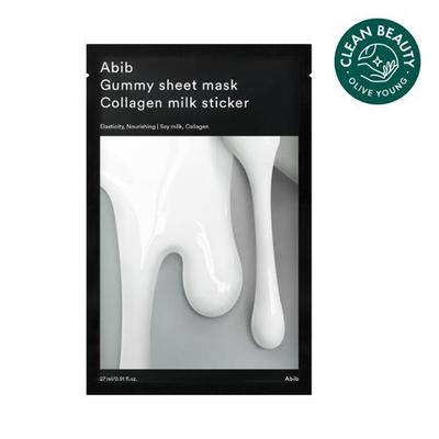 Aviv Gum Crack Sheet Mask Collagen Milk Sticker 1 Sheet